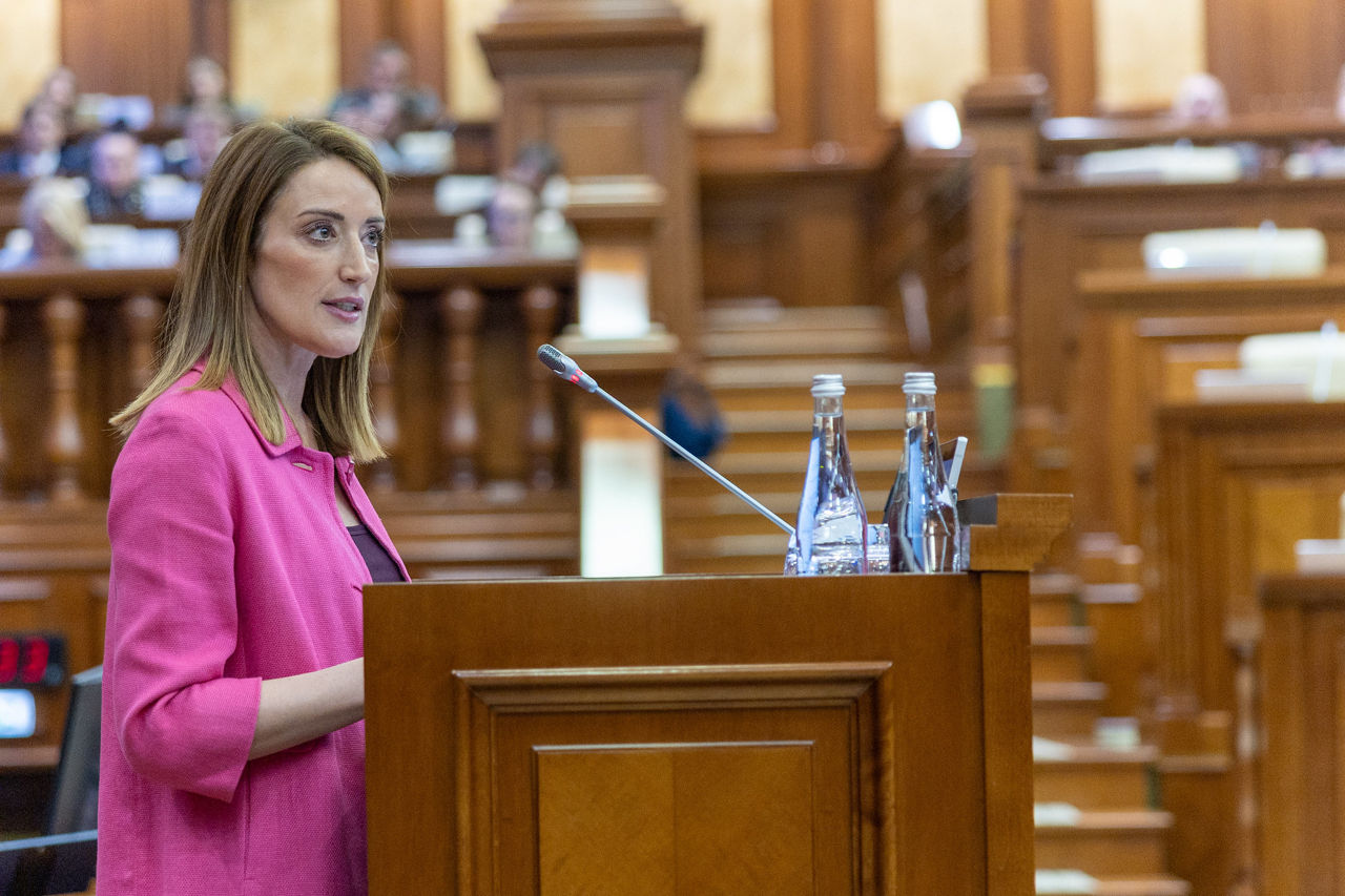 Roberta Metsola a anunțat deschiderea Biroului Parlamentului European la Chișinău.