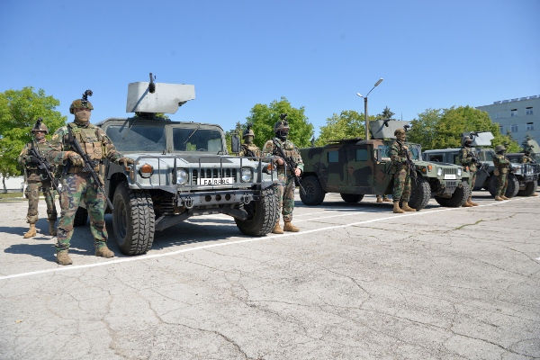 В партию военной помощи для Нацармии вошли средства защиты и легкое пехотное вооружение.