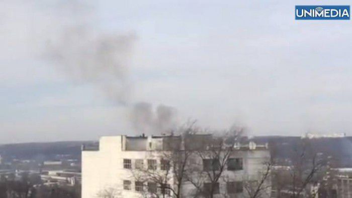 O suprafață acoperită de stuf a fost cuprinsă de flăcări. Foto: UNIMEDIA