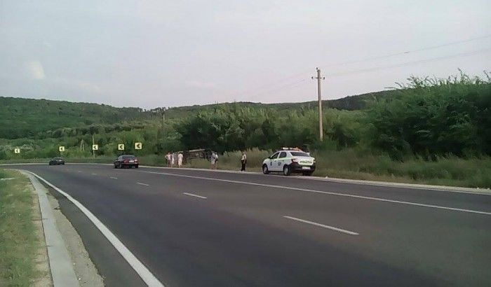 Accident pe traseul Chișinău-Orhei în apropierea satului Peresecina.