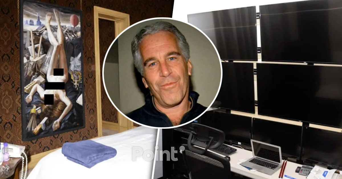 Au apărut imagini cu „camera de spionaj” din „Casa groazei” a lui Epstein.