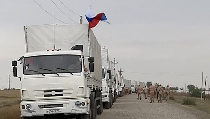 К завтрашнему вечеру колонна должна достигнуть населенного пункта Ковалевка в Ростовской области.