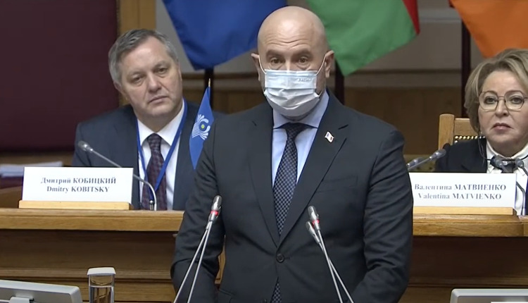 Глава делегации Парламента Республики Молдова в Межпарламентской ассамблее СНГ (AIP СНГ) Владимир Боля.