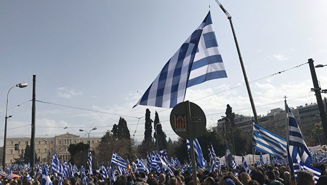 Тысячи человек приняли участие в митингах "Македония - это Греция". Фото: ria.ru