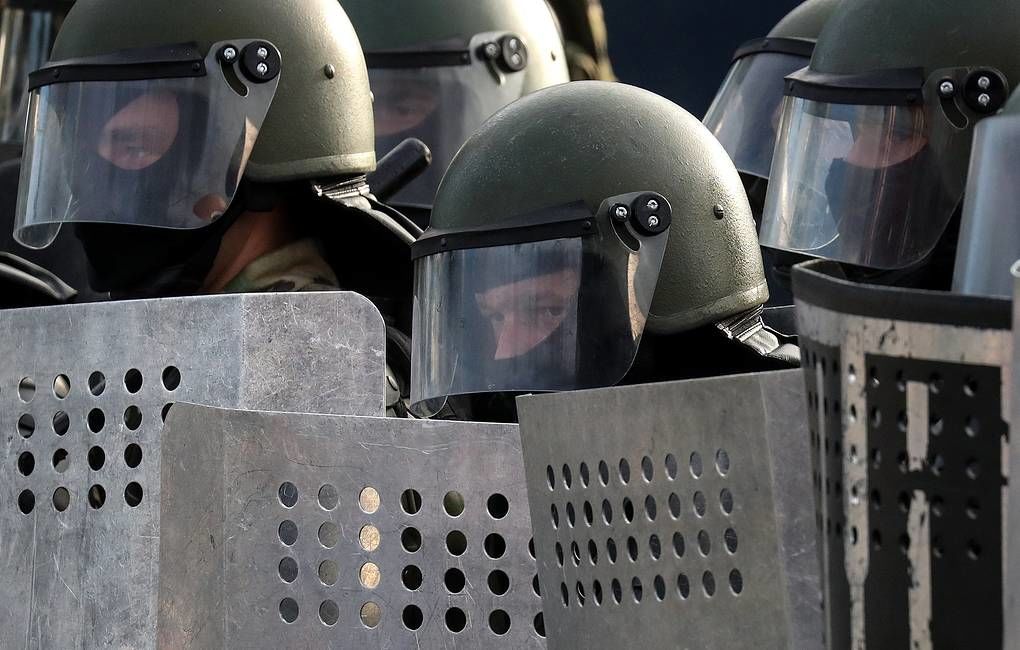 В Минске задержали несколько человек во время воскресной акции протеста. Фото: tass.ru.