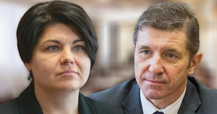 Премьер-министр Наталья Гаврилица и Посол Великобритании в РМ Стивен Фишер. Коллаж Point.md.
