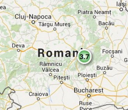 Trei cutremure s-au produs vineri in Romania, in judetele Prahova, Buzau si Valcea.