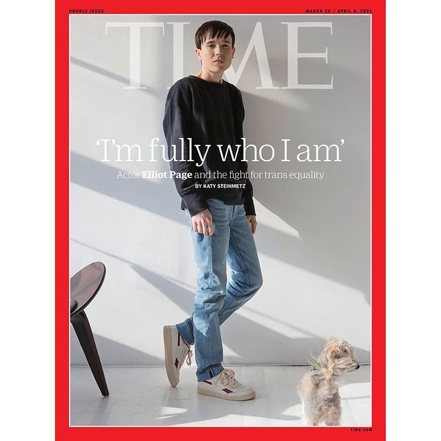 Актер Эллиот Пейдж стал первым трансгендерным мужчиной на обложке Time.