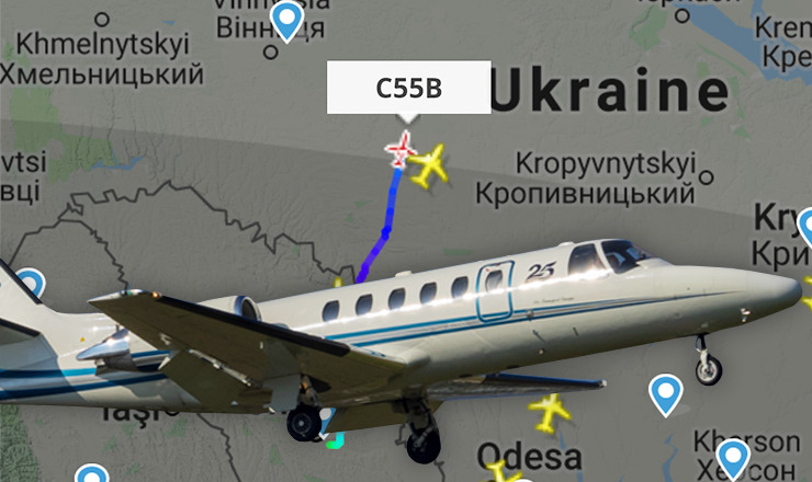 Ночью из Кишинева вылетел частный самолет, на борту был человек Плахотнюка.