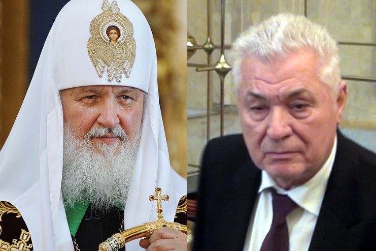 Святейший патриарх Московский и всея Руси Кирилл и председатель ПКРМ Воронин. Фото: totul.md