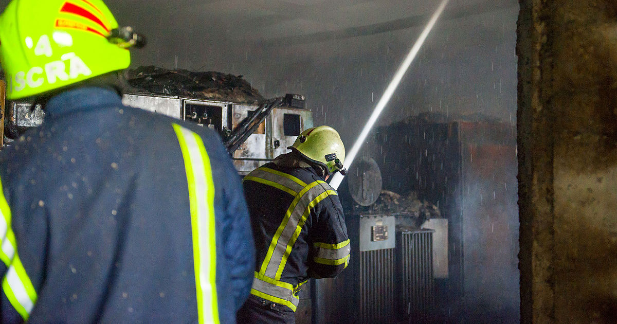 Incendiu la sediul Agenției de presă IPN: Angajații au fost evacuați.