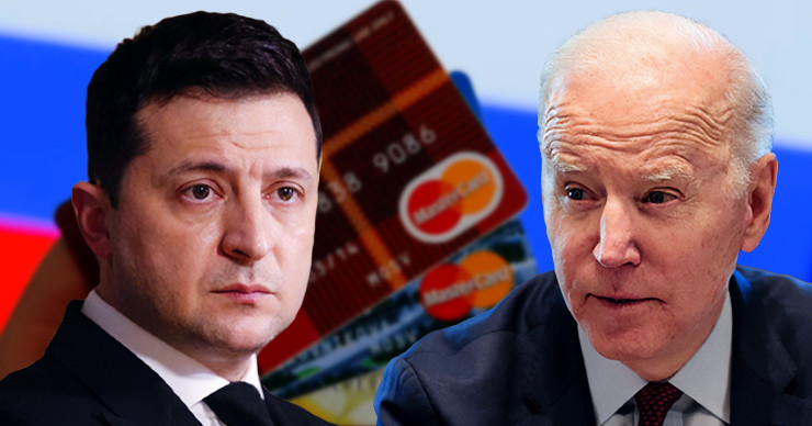 Байден и Зеленский срочно побеседовали после блокировки Visa и Mastercard.