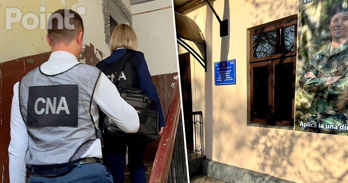 Percheziții la Centrul Militar Teritorial al UAT Găgăuzia: Trei persoane, reținute pentru mită.