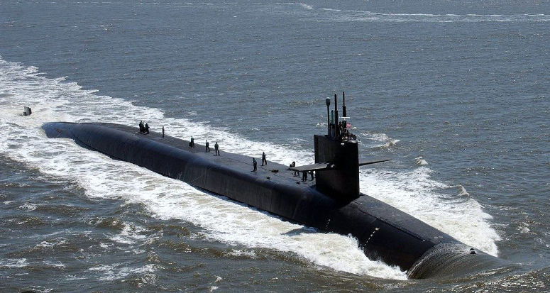 США направили подводную лодку, вооруженную ракетами, на Ближний Восток.