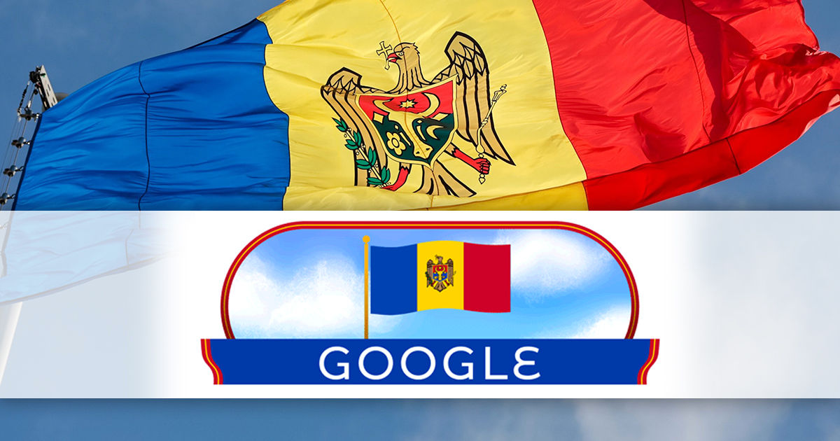 Google поздравил Молдову с Днем независимости новым дудлом.