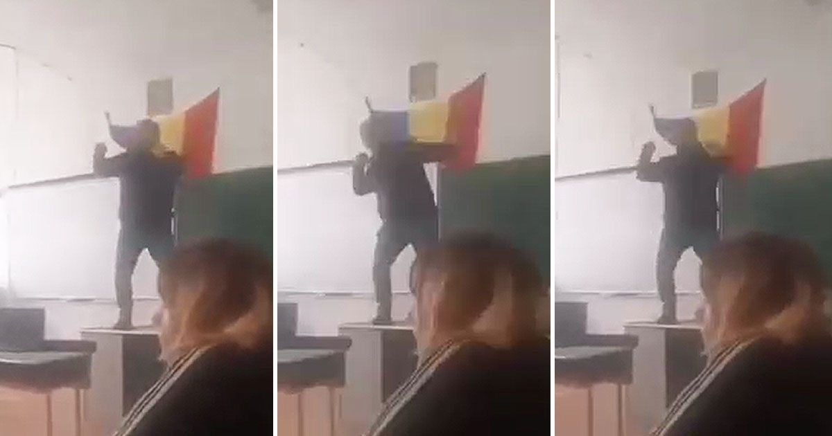 В румынском колледже проводят проверку после того, как учитель станцевал на столе.