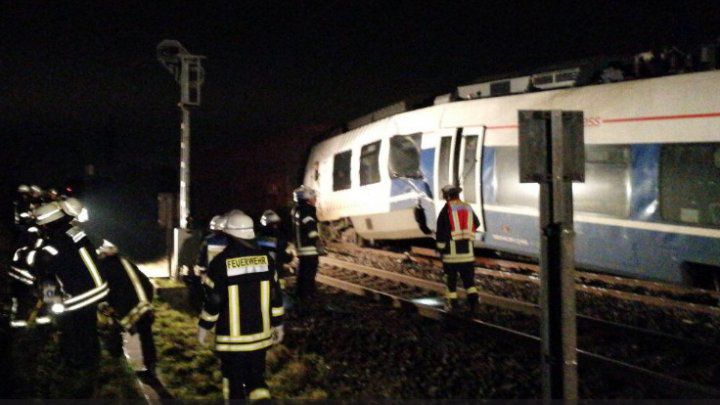 Accident feroviar în Germania: Sunt victime