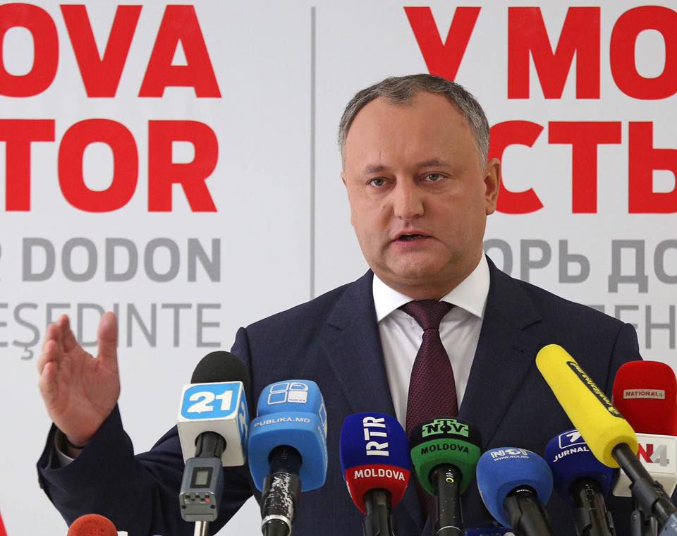 Избранный президент Республики Молдова Игорь Додона.