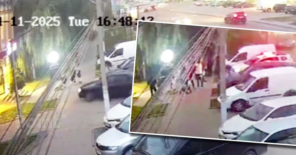 В Сети показали кадры с моментом наезда авто на ребенка в Комрате.
