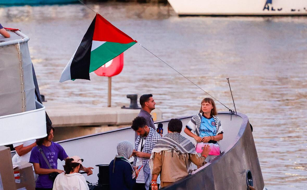 Israelul susține că flotila Gretei Thunberg are legături cu Hamas.