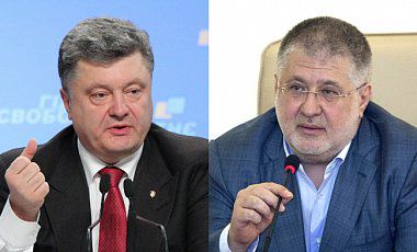 Порошенко поблагодарил Коломойского за его работу на посту главы Днепропетровской обладминистрации.