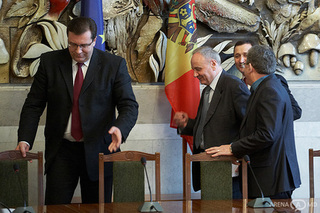 Preşedintele s-a întâlnit deja cu liderul Partidul Democrat, Marian Lupu şi cu premierul Vlad Filat.