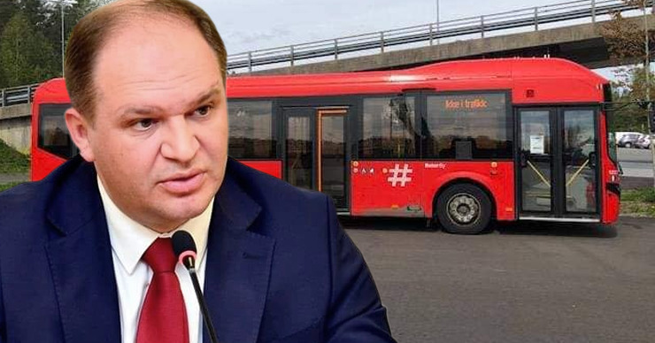 Ион Чебан: Запущена процедура закупки автобусов с пробегом. Коллаж Point.md.
