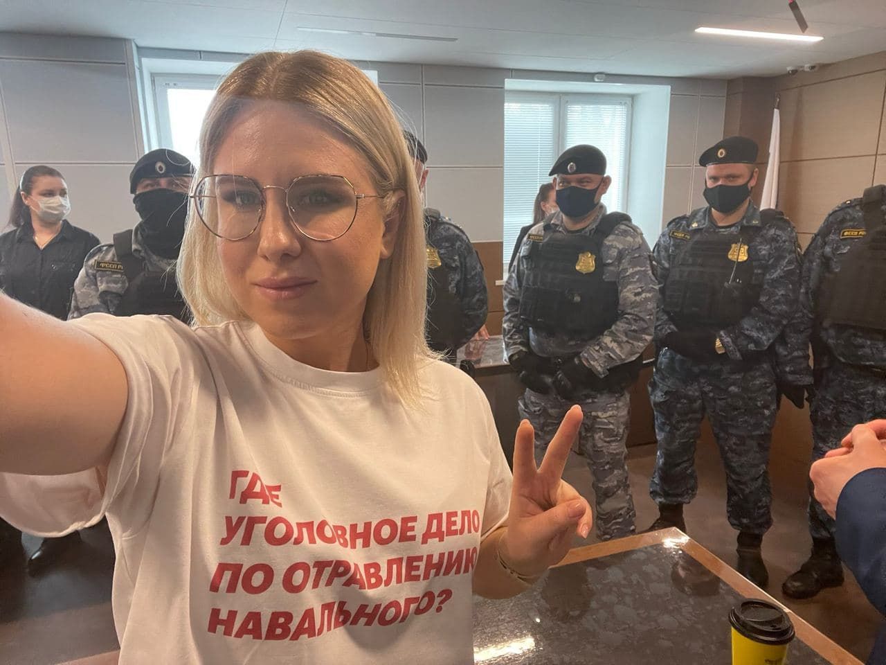 Соболь признали виновной в незаконном проникновении в жилище с применением насилия или его угрозой. 