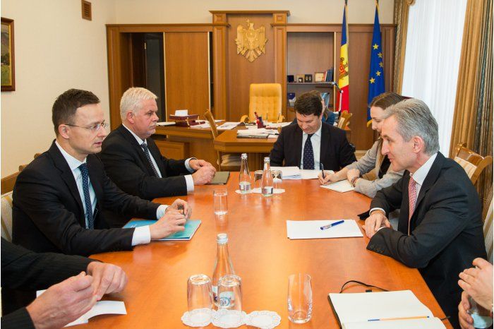 Vicepremierul Iurie Leancă a avut o întrevedere cu Péter Szijjártó.