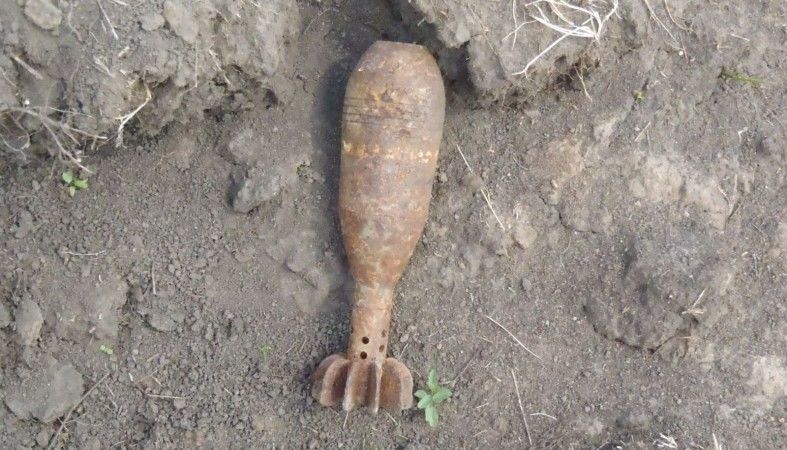 Житель Унген обнаружил авиационную бомбу.