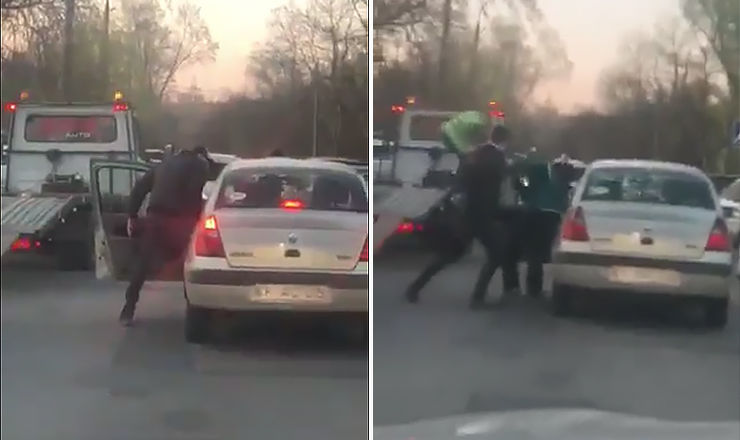 На Скулянке один водитель избил другого за то, что тот его не пропустил.