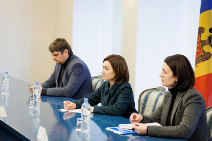 Майя Санду встретилась с членами делегации Международного демократического союза.
