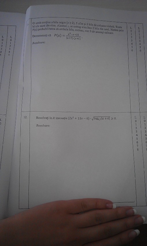 Elevii au fost mai precauţi de această dată şi au acoperit codul de bare al testului, ca sa nu le fie deconspirată identitatea.