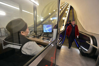 Эскалатор московского метро.