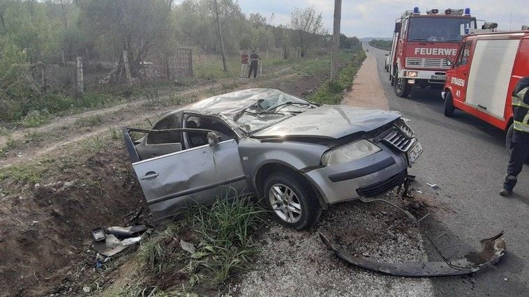 В результате аварии в Страшенах два водителя госпитализированы.