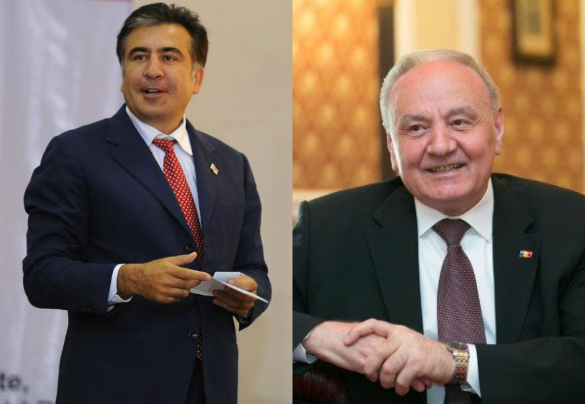 Farsa ar fi fost făcută de către comedianții Vovan și Lexus, care în discuția cu Timofti s-au prezentat drept Mihail Saakașvili.
