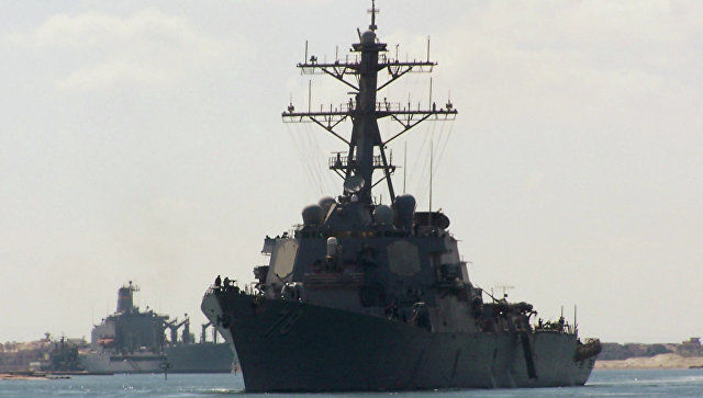 Эсминец ВМС США вошел в акваторию Черного моря.