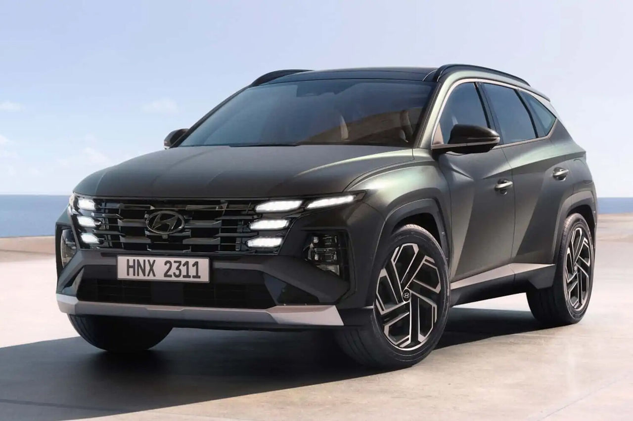 Hyundai показал обновленный кроссовер Tucson.