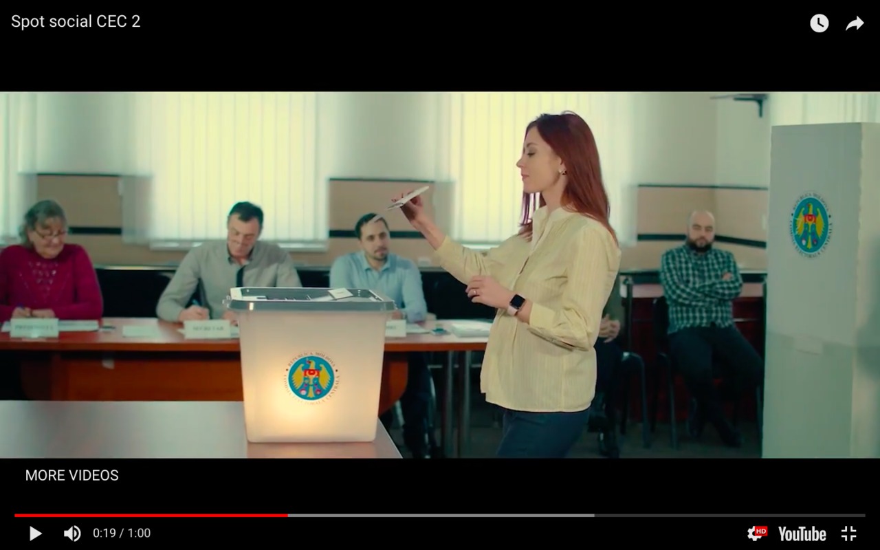 CEC a mai lansat un spot motivațional în contextul alegerilor parlamentare din acest an.