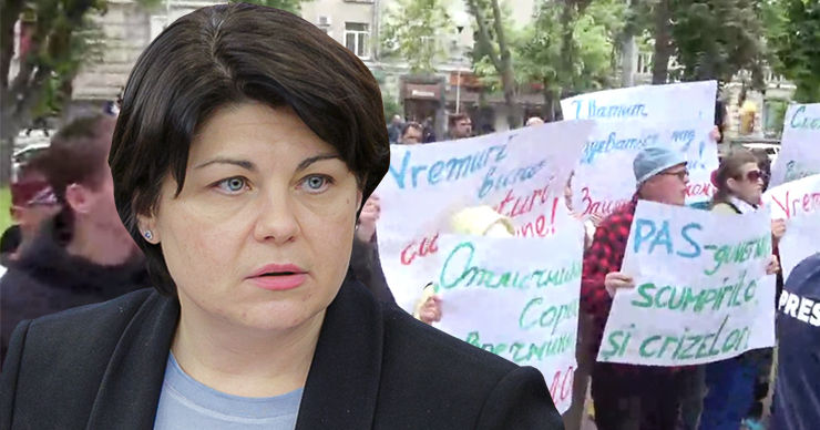 Гаврилица о протестах: Призываю оппозицию эффективно направлять свою энергию. Коллаж: Point.md