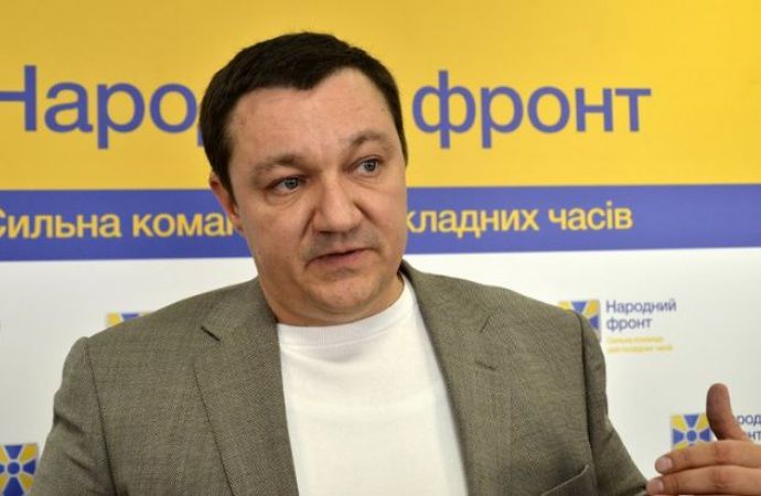 Депутат Верховной рады от "Народного фронта" Дмитрий Тымчук.