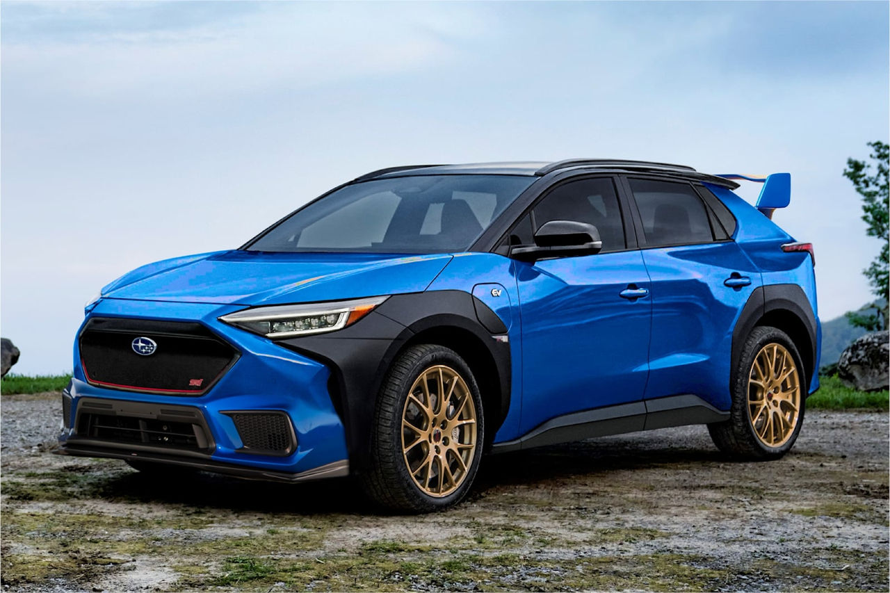 Subaru показали новый электрический спорткар с необычным дизайном.