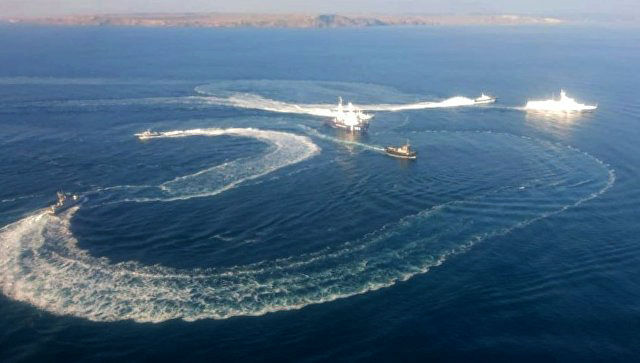 Три корабля ВМС Украины — "Бердянск", "Никополь" и "Яны Капу" — 25 ноября нарушили границу России.