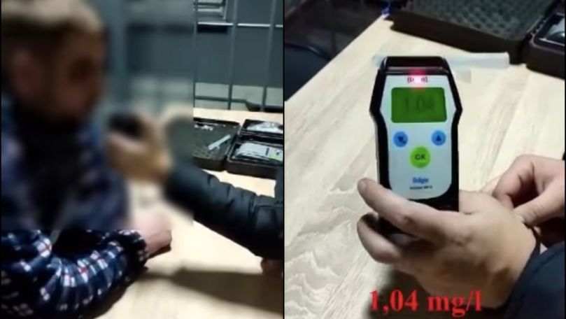 В Сурученах полиция устроила погоню за пьяным автомобилистом.