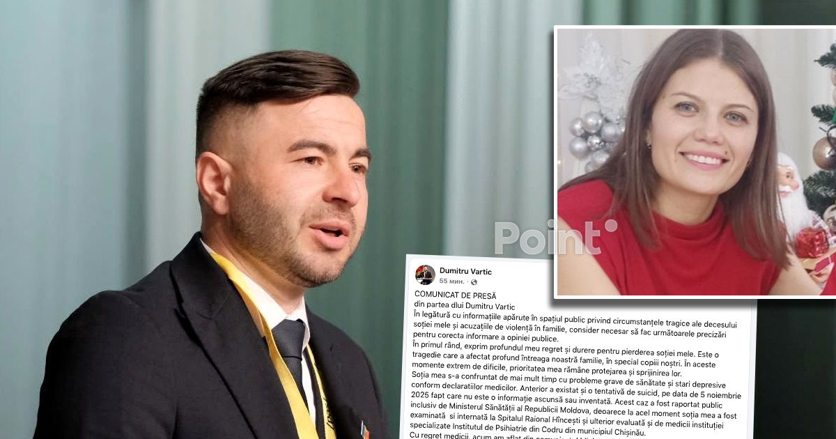 Vartic a respins acuzațiile de violență: Soția mea necesita îngrijiri medicale specializate.