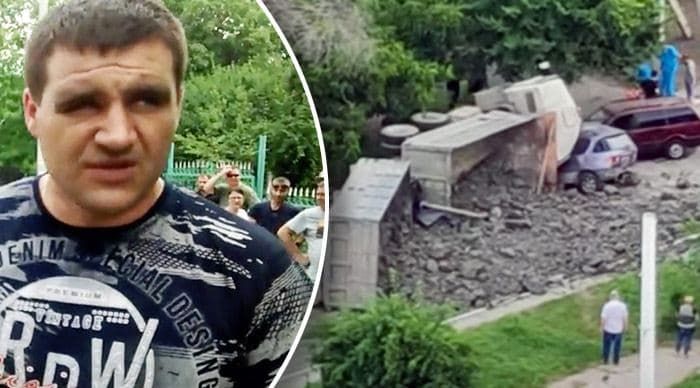 Водитель КамАЗа пояснил, что стало виной ДТП в Бендерах. Коллаж Point.md.