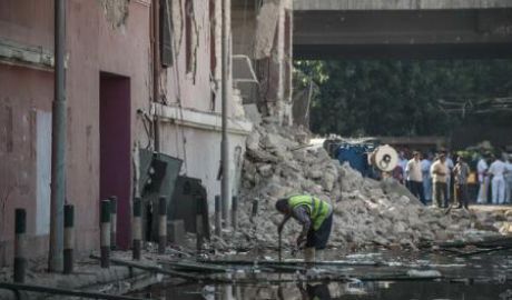 Explozie la consulatul italian din Cairo. Foto: xinhuanet.com