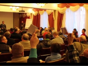 Делегаты от 46 Евромайданов со всей Украины назвали цели переходного правительства. Фото: Радио "Свобода"