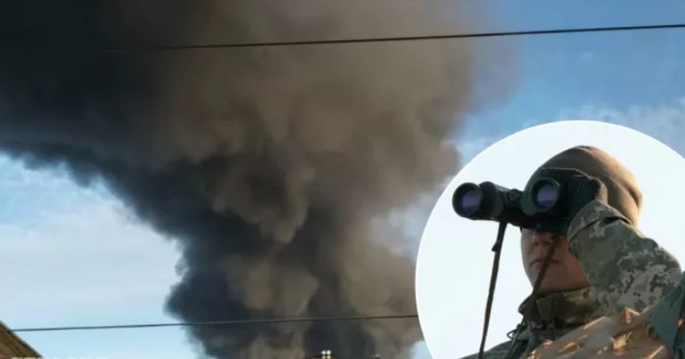 Авиаудар по Василькову: горит склад с боеприпасами, детонируют снаряды.