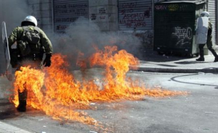 Mitinguri şi marşuri de protest au avut loc în toate marile oraşe, nu doar în capitala Atena.